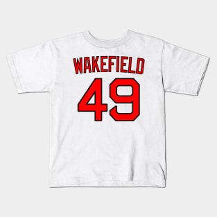 Tim Wakefield 49 Kids T-Shirt